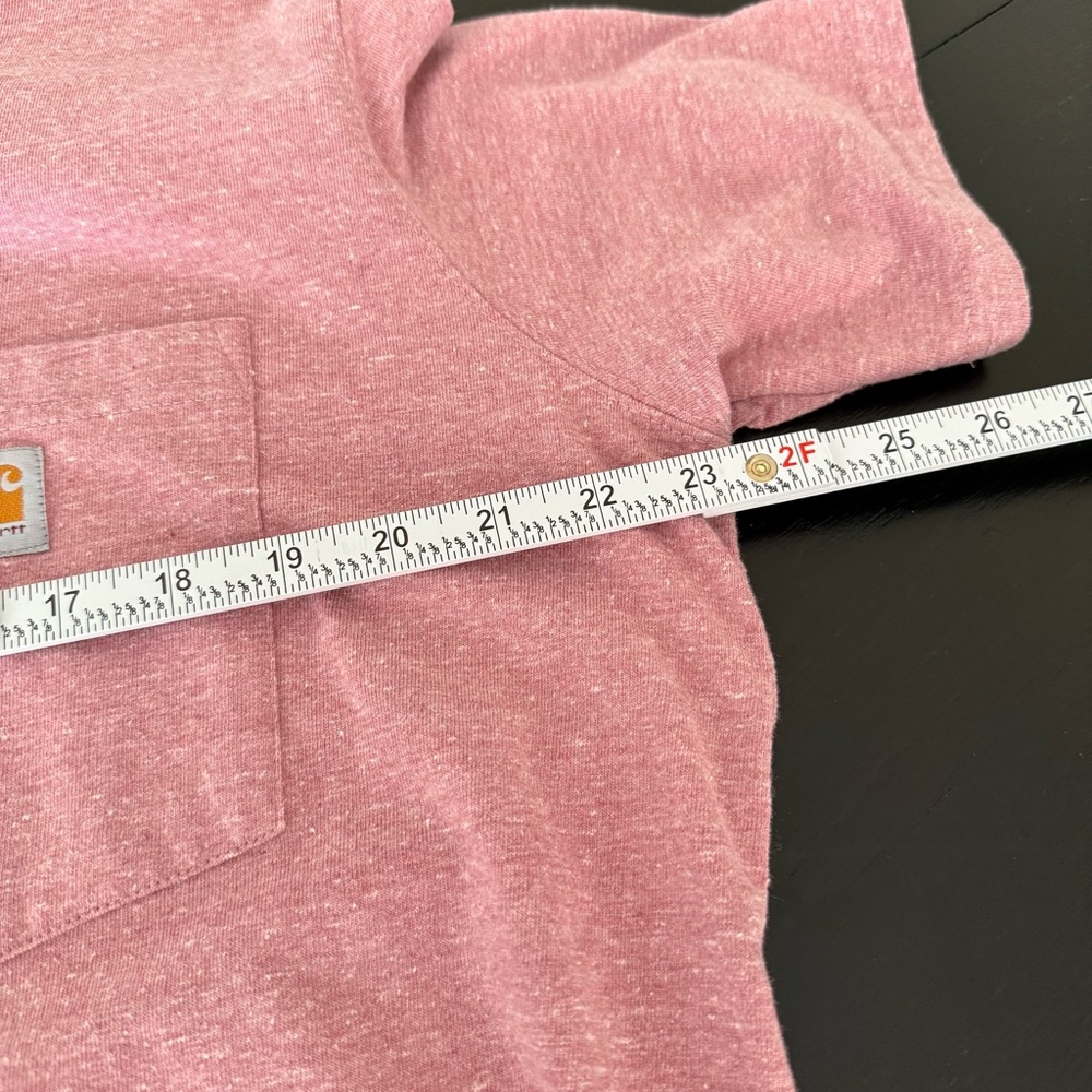 Carhartt Short Sleeve Tee Light‎ Rose Peachy Pink Tshirt - Picture 9 of 10